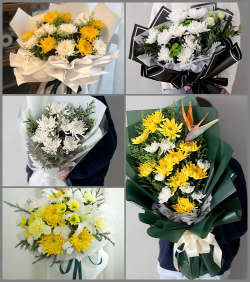贵州黔南州平塘县者密镇金玉村白事花束代送
